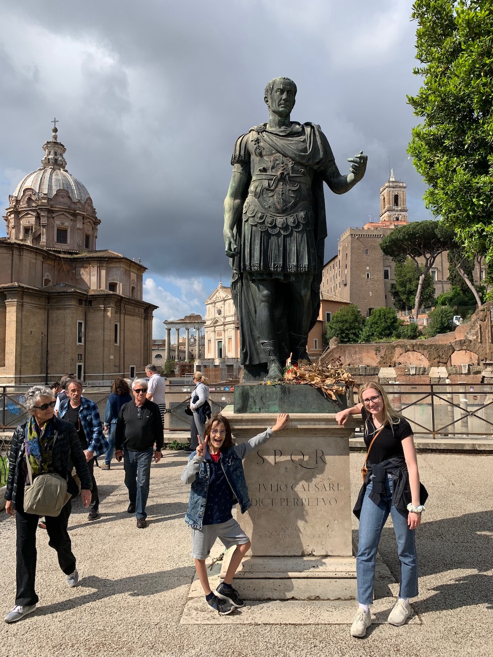 Rome Day Tours of the Capitoline Hill and Museum also cover the 1st century Imperial Forums, including that of Julius Ceasar.